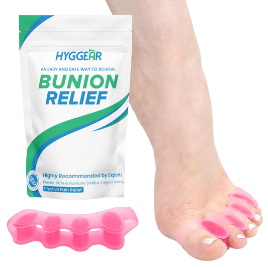 Hyggear Zehenspreizer – Korrigieren von Ballenzehen und Wiederherstellen der ursprünglichen Zehenform – Für Männer und Frauen – Zehenspreizer zur Korrektur von Ballenzehen