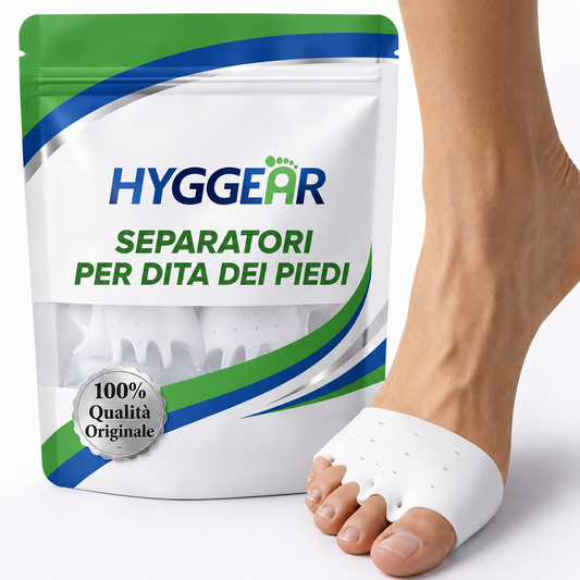 Hyggear Zehenspreizer – Korrigieren von Ballenzehen und Wiederherstellen der ursprünglichen Zehenform – Für Männer und Frauen – Zehenspreizer zur Korrektur von Ballenzehen