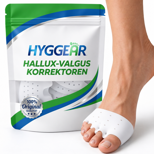 Hyggear Zehenspreizer – Korrigieren von Ballenzehen und Wiederherstellen der ursprünglichen Zehenform – Für Männer und Frauen – Zehenspreizer zur Korrektur von Ballenzehen