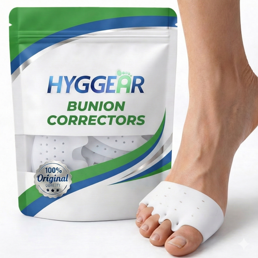 Hyggear Zehenspreizer – Korrigieren von Ballenzehen und Wiederherstellen der ursprünglichen Zehenform – Für Männer und Frauen – Zehenspreizer zur Korrektur von Ballenzehen