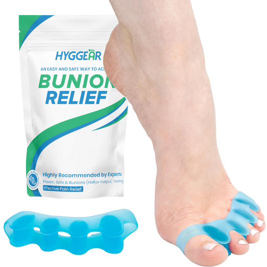 Hyggear Zehenspreizer – Korrigieren von Ballenzehen und Wiederherstellen der ursprünglichen Zehenform – Für Männer und Frauen – Zehenspreizer zur Korrektur von Ballenzehen