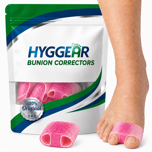 Hyggear Zehenspreizer – Korrigieren von Ballenzehen und Wiederherstellen der ursprünglichen Zehenform – Für Männer und Frauen – Zehenspreizer zur Korrektur von Ballenzehen