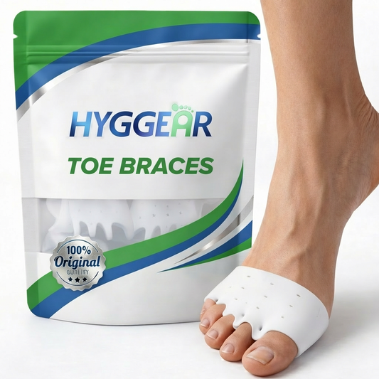Hyggear Zehenspreizer – Korrigieren von Ballenzehen und Wiederherstellen der ursprünglichen Zehenform – Für Männer und Frauen – Zehenspreizer zur Korrektur von Ballenzehen