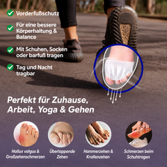 Hyggear Zehenspreizer – Korrigieren von Ballenzehen und Wiederherstellen der ursprünglichen Zehenform – Für Männer und Frauen – Zehenspreizer zur Korrektur von Ballenzehen 