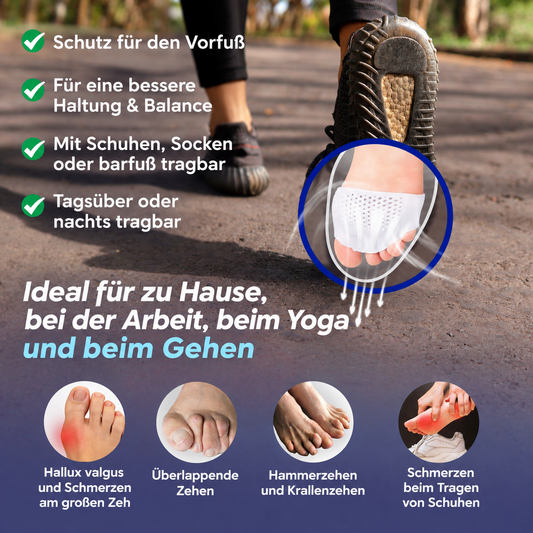 Hyggear Zehenspreizer – Korrigieren von Ballenzehen und Wiederherstellen der ursprünglichen Zehenform – Für Männer und Frauen – Zehenspreizer zur Korrektur von Ballenzehen 
