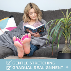 Hyggear Zehenspreizer – Korrigieren von Ballenzehen und Wiederherstellen der ursprünglichen Zehenform – Für Männer und Frauen – Zehenspreizer zur Korrektur von Ballenzehen 