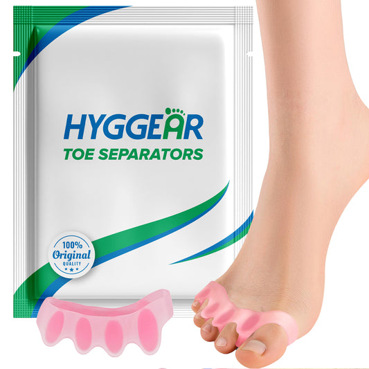 Hyggear Zehenspreizer – Korrigieren von Ballenzehen und Wiederherstellen der ursprünglichen Zehenform – Für Männer und Frauen – Zehenspreizer zur Korrektur von Ballenzehen 