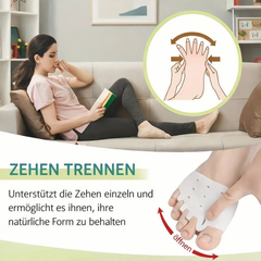 Hyggear Zehenspreizer – Korrigieren von Ballenzehen und Wiederherstellen der ursprünglichen Zehenform – Für Männer und Frauen – Zehenspreizer zur Korrektur von Ballenzehen 