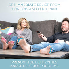 Hyggear Zehenspreizer – Korrigieren von Ballenzehen und Wiederherstellen der ursprünglichen Zehenform – Für Männer und Frauen – Zehenspreizer zur Korrektur von Ballenzehen 