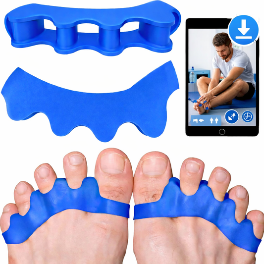Zehenspreizer, Zehenspreizer, Zehenabstandshalter und Zehenkorrekturhilfen für Männer und Frauen, Ballenkorrektur, Plantarfasziitis und verbesserte Beweglichkeit beim Sport 