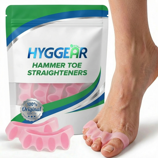 Hyggear Zehenspreizer – Korrigieren von Ballenzehen und Wiederherstellen der ursprünglichen Zehenform – Für Männer und Frauen – Zehenspreizer zur Korrektur von Ballenzehen 